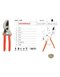 Forbice Universale 21 CM. Castellari
