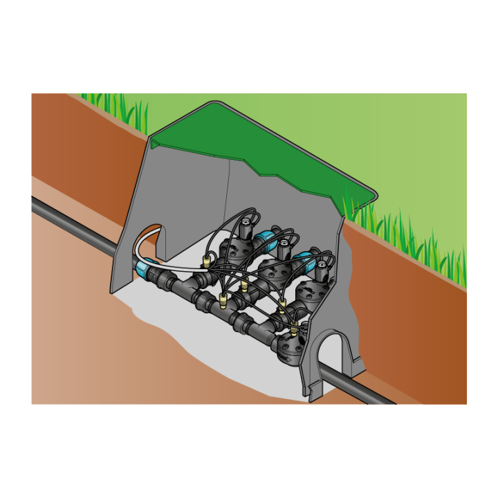 Elettrovalvola Claber Ø1" 24 volt femmina ART. 90938
