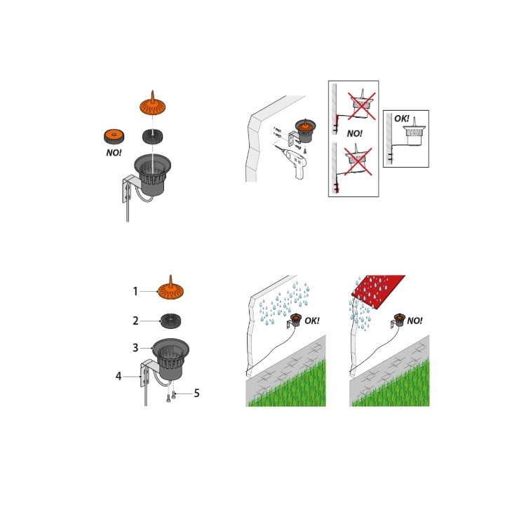 Seganalatori Rain Sensor Claber Art. 90915