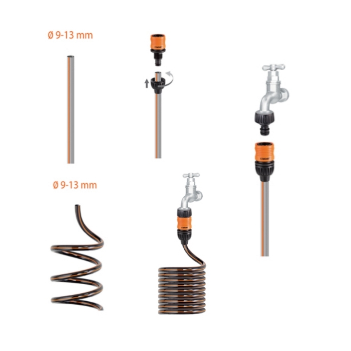 Raccordo Ø9-13mm Claber Art. 9025