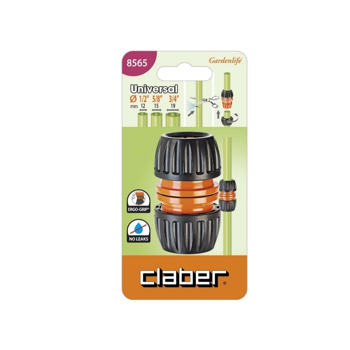 Raccordo Riparatore Universal da Ø1/2"-5/8"-3/4" Claber Art. 8565