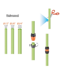 Raccordo Riparatore Universal da Ø1/2"-5/8"-3/4" Claber Art. 8565