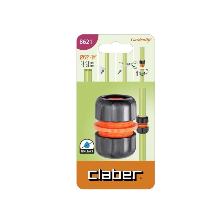 Raccordo Riparatore Ø5/8" - 3/4" Claber Art. 8621