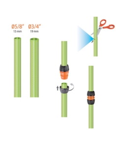 Raccordo Riparatore Ø5/8" - 3/4" Claber Art. 8621