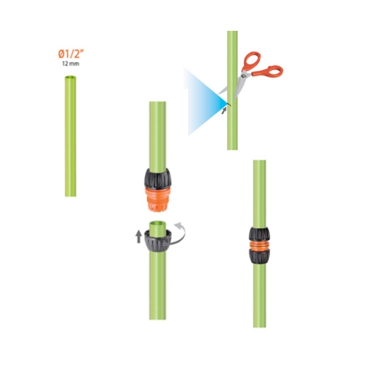 Raccordo Riparatore Ø1/2" Claber Art. 8619