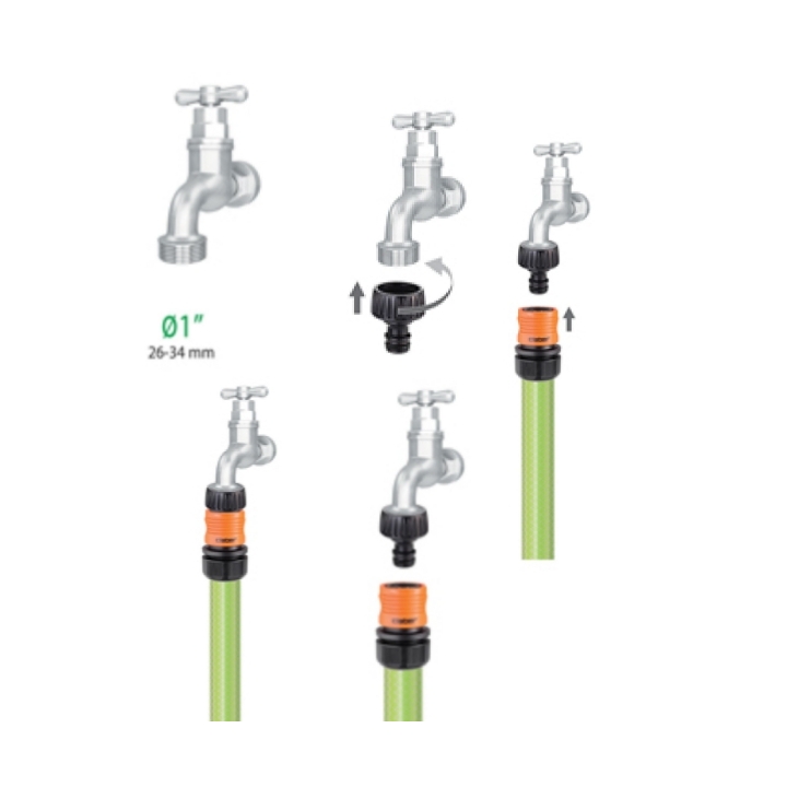 Presa rubinetto Ø 1" Claber Art. 8629