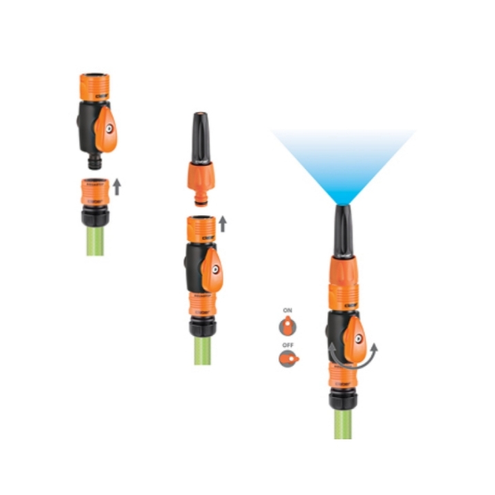 Raccordo con rubinetto Claber Art. 8601