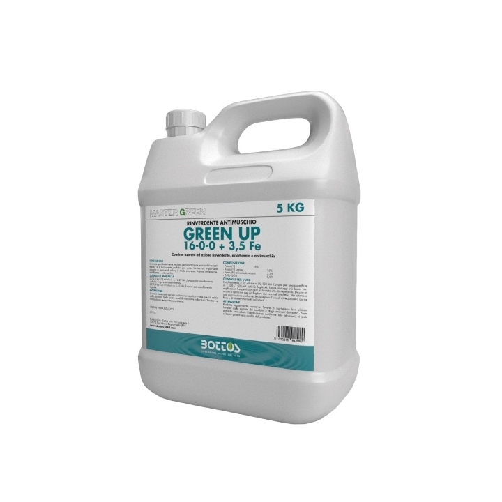 Master Green Green Up 16-0-0 + 3.5 FE Kg 5 Bottos
