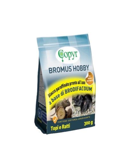 Topicida Bromus Hobby in Blocchi Paraffinati 300 gr Copyr