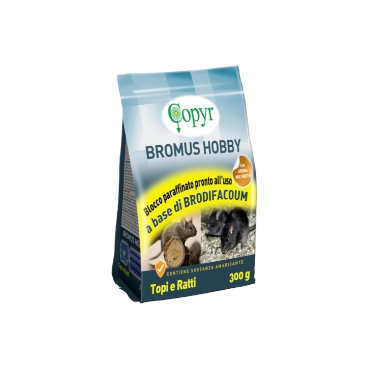Topicida Bromus Hobby in Blocchi Paraffinati 300 gr Copyr