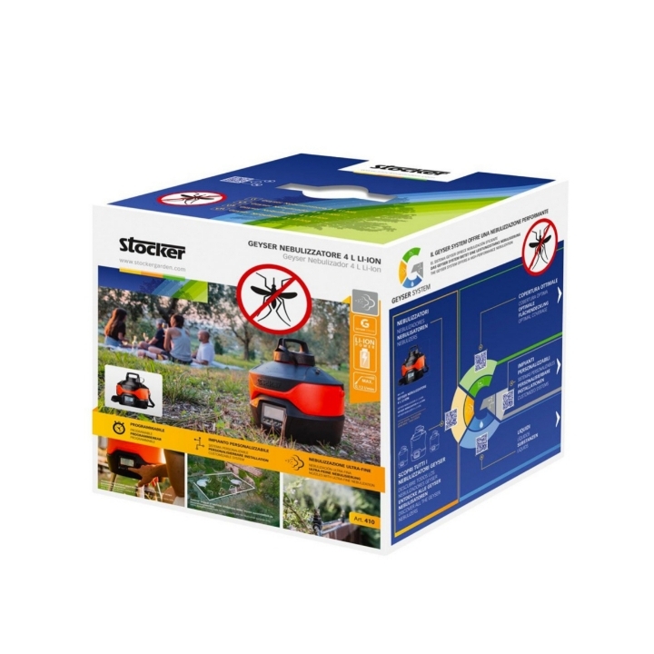 Geyser Nebulizzatore 4 LT Li-Ion Batteria a litio