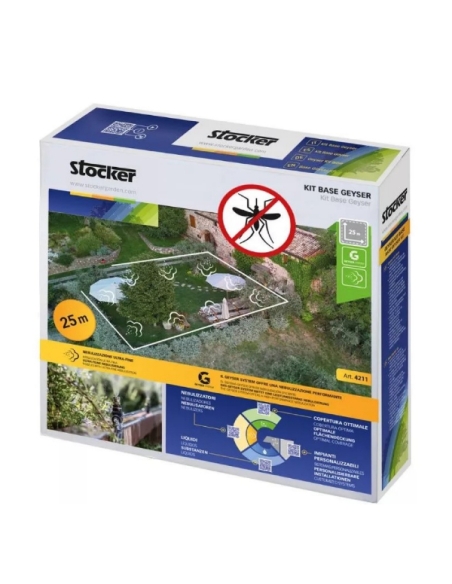 Kit Base Geyser Stocker 25 mt. impianto per nebulizzatori antizanzara  Art. 4211
