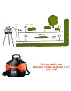 Kit Base Geyser Stocker 25 mt. impianto per nebulizzatori antizanzara  Art. 4211