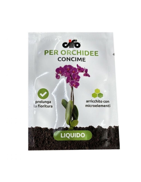 Concime liquido per orchidee 2,5 ml. Cifo