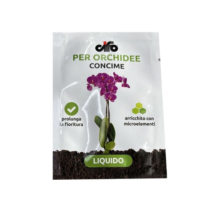 Concime liquido per orchidee 2,5 ml. Cifo
