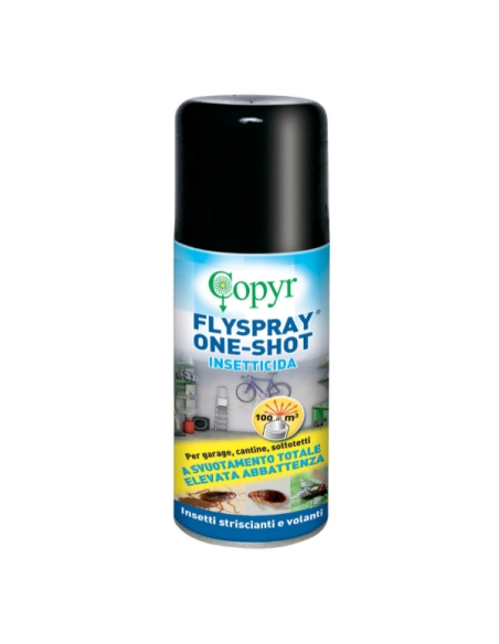 Insetticida bomboletta FlySpray One Shot 150 ml. Copyr