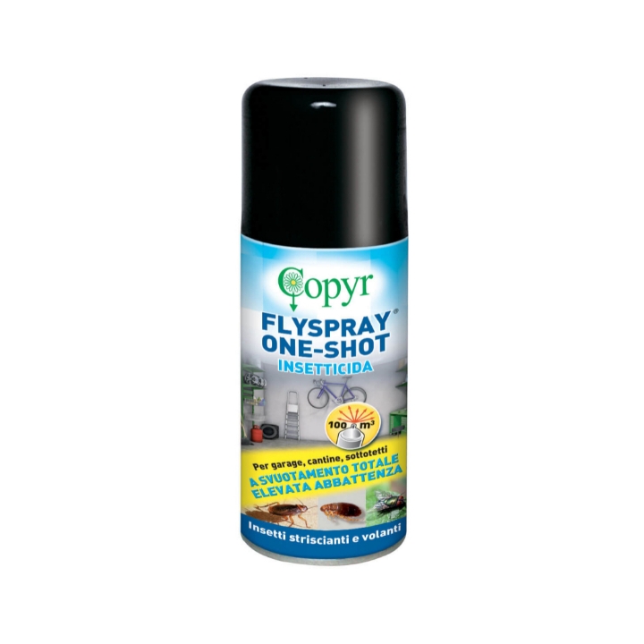 Insetticida bomboletta FlySpray One Shot 150 ml. Copyr