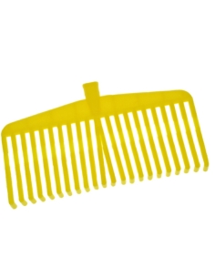 Scopa per olive rigida 22 denti gialla