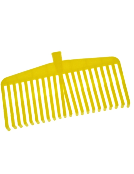 Scopa per olive rigida 22 denti gialla