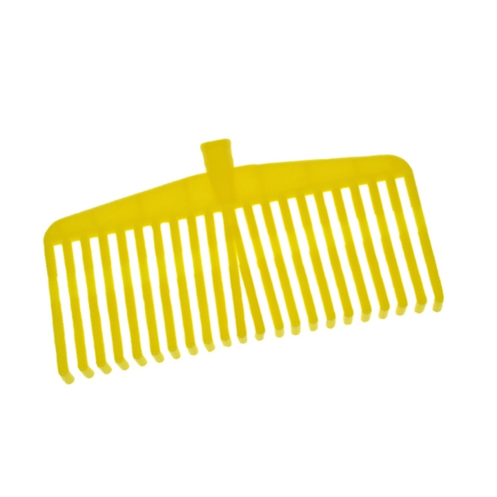 Scopa per olive rigida 22 denti gialla