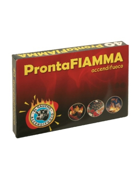 El Gaucho Prontafiamma accendifuoco 40 cubetti