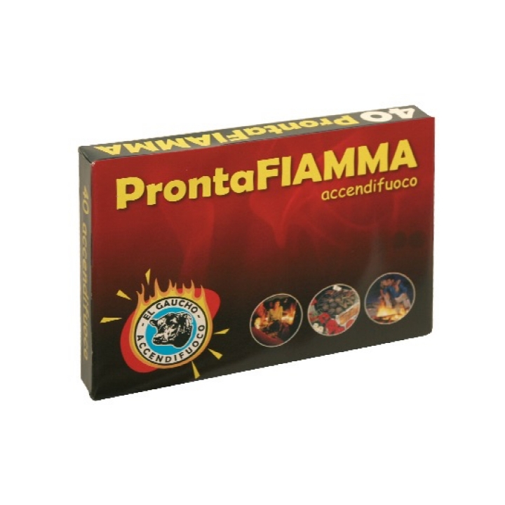 El Gaucho Prontafiamma accendifuoco 40 cubetti