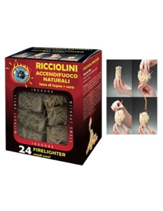 El Gaucho Ricciolini accendifuoco naturali 24 pz