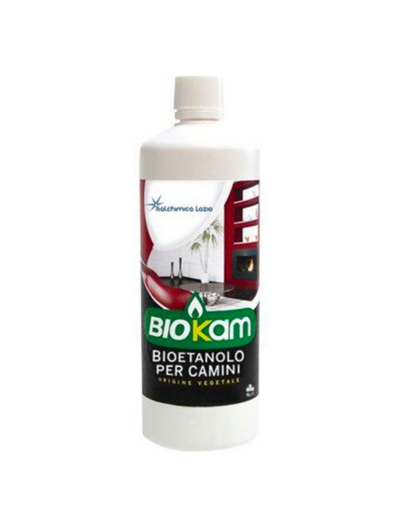 Bioetanolo BIOKAM per camini LT 1