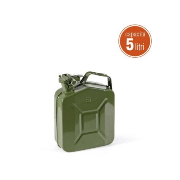 Tanica in metallo per carburanti 5 LT