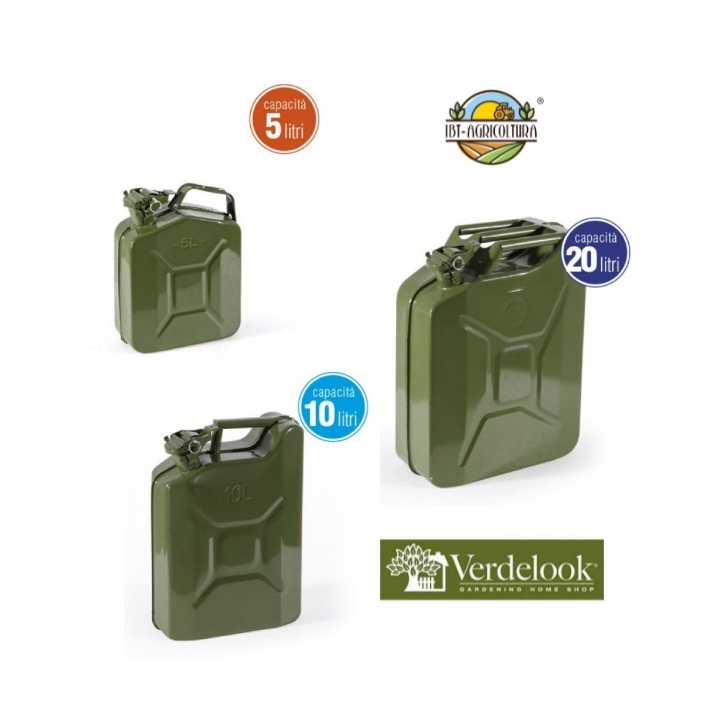 Tanica in metallo per carburanti 5 LT