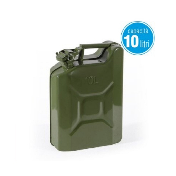 Tanica in metallo per carburanti 10 LT