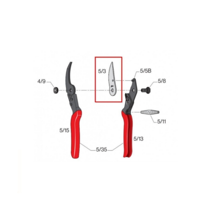 Ricambio Lama Felco 5/3 per MOD. 160L - 5