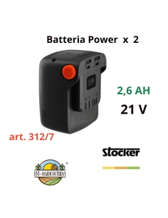 Kit 2 batterie 2,6 AH  Stocker