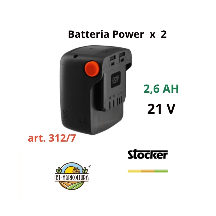 Kit 2 batterie 2,6 AH  Stocker