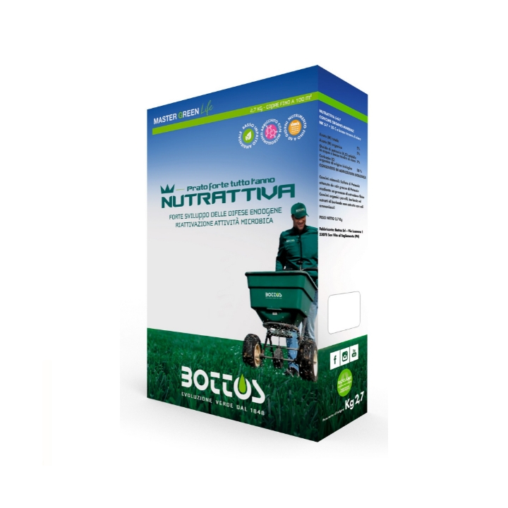 Master Green Life Nutrattiva Kg 2,70 Bottos