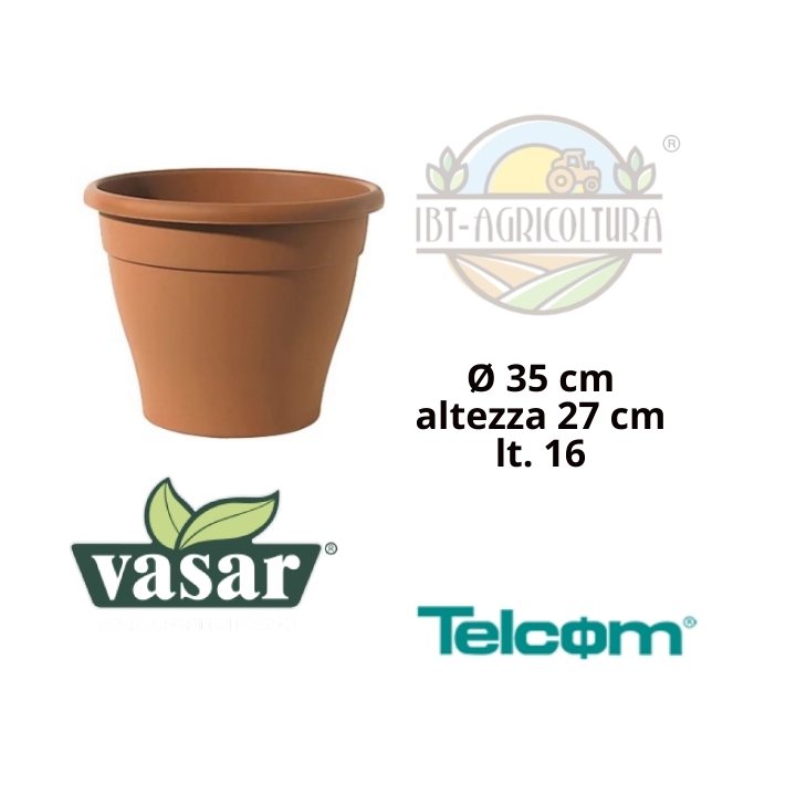 Vaso Conico Minerva cm 35 - Lt 16