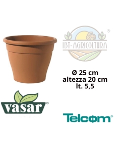 Vaso Conico Minerva cm 25 - Lt 5.5