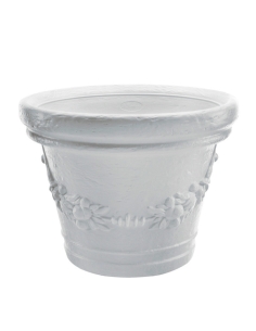 Vaso ELIOS POTTERY h.39XØ51 bianco