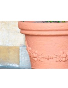 Vaso ELIOS POTTERY h.48xØ59 bianco