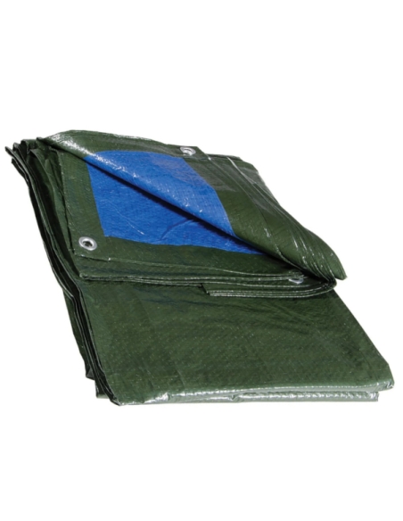 Telo occhiellato blu/verde multiuso BURG