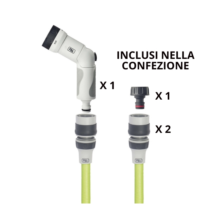 Tubo estensibile FITT Ikon 12,5-25 mt lime