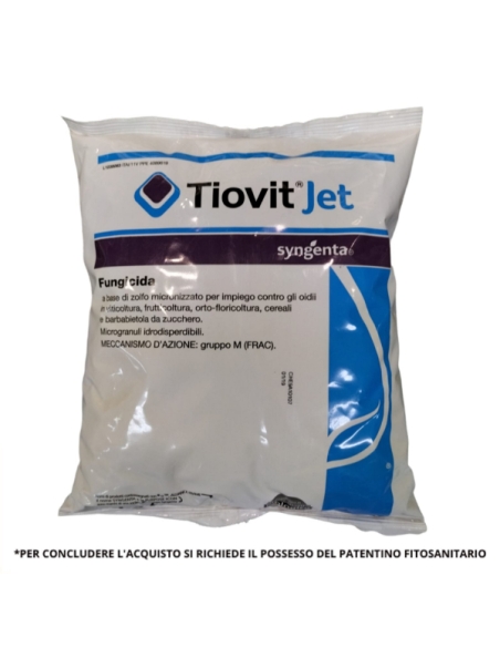 Tiovit Jet zolfo micronizzato fungicida Reg. 2923 SYNGENTA