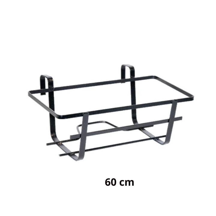 Balconiera Geranio fissa in ferro battuto cm 60