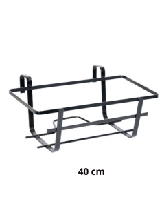 Balconiera Geranio fissa in ferro battuto cm 40