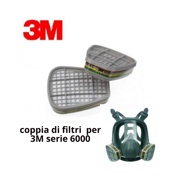 Coppia Filtri 3M Classe ABEK 1 (6059)