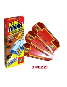 Trappola Adesiva Scarafaggi Bado Tunnel pz 3