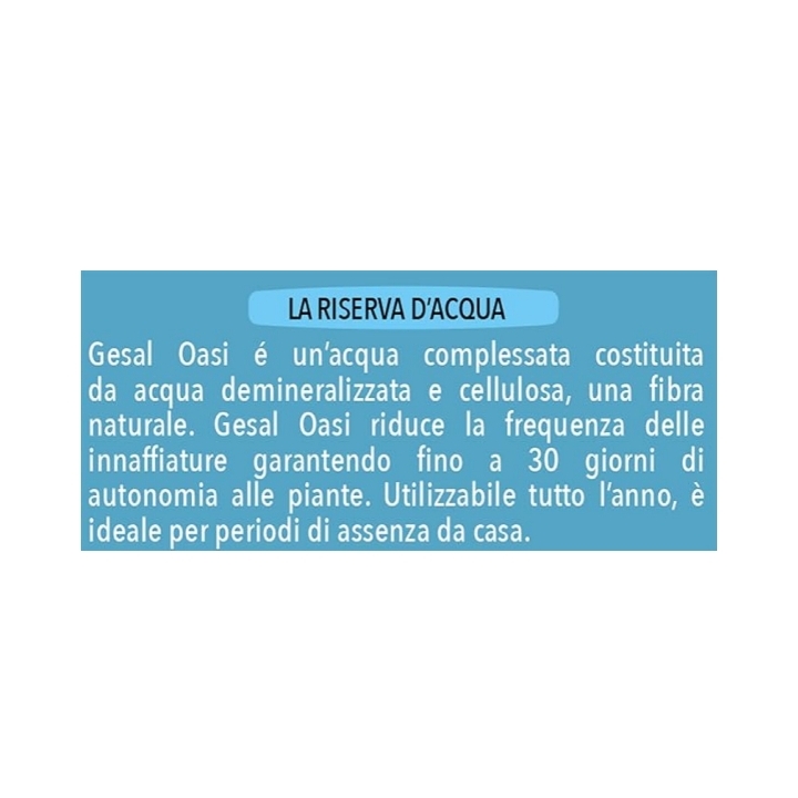 Riserva d'Acqua Gel oasi gesal 300 ml