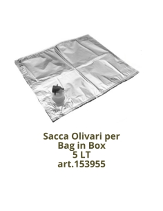 Sacca Olivari Bag in Box 5 Lt