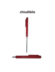 Acciaino tascabile 10 cm per forbici