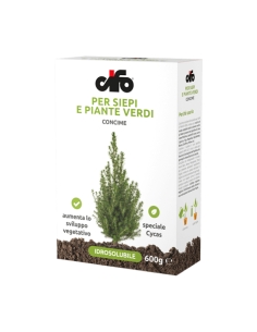 Concime idrosolubile siepi e piante verdi 600 gr Cifo